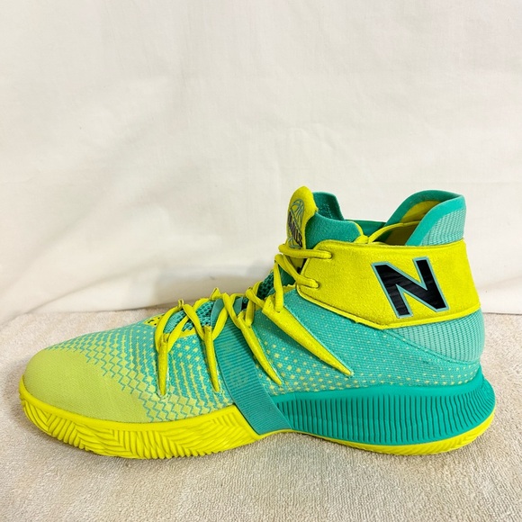 New Balance OMN1S Neon Green Kawhi Leonard size 12.5 MEN’S BASKETBALL SHOES - Picture 4 of 9